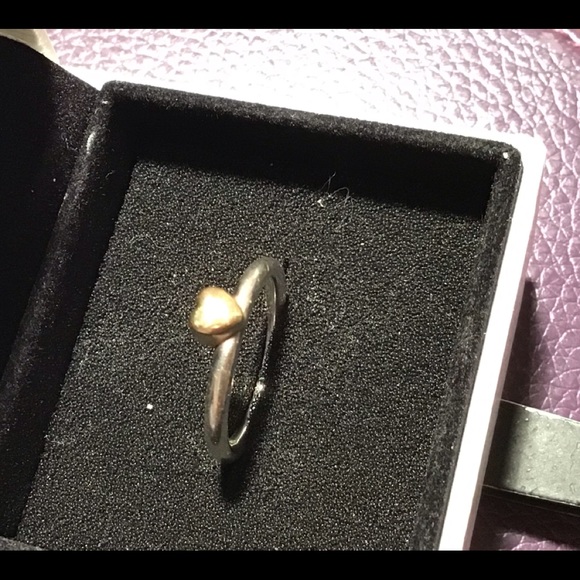 Pandora gold heart 14 K gold - Picture 2 of 5